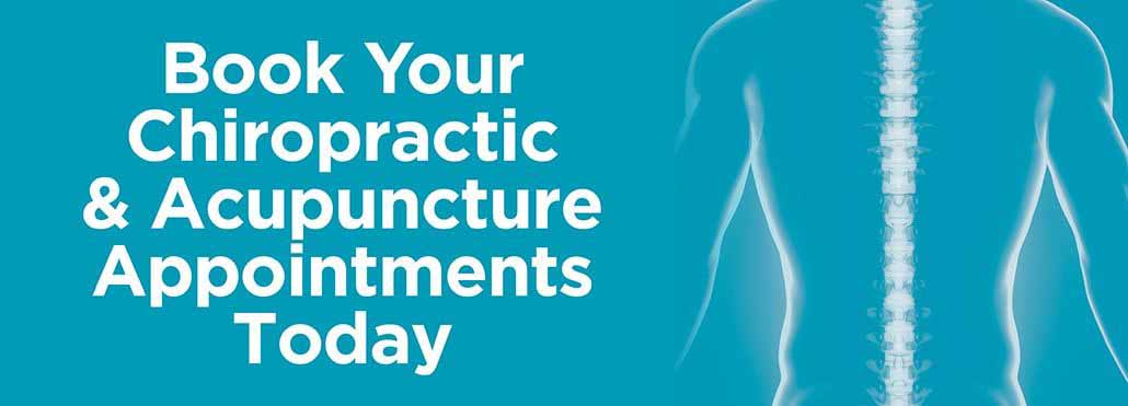 Book your chiropractic and acupuncture appointments today at Evolve Health & Wellness