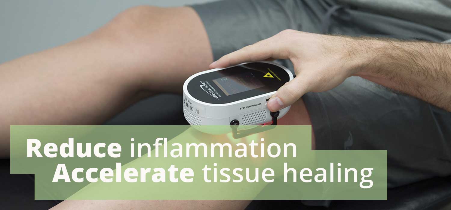 Reduce inflammation. Accelerate tissue healing. Our Theralase® CLT Cool Laser Therapy can help.