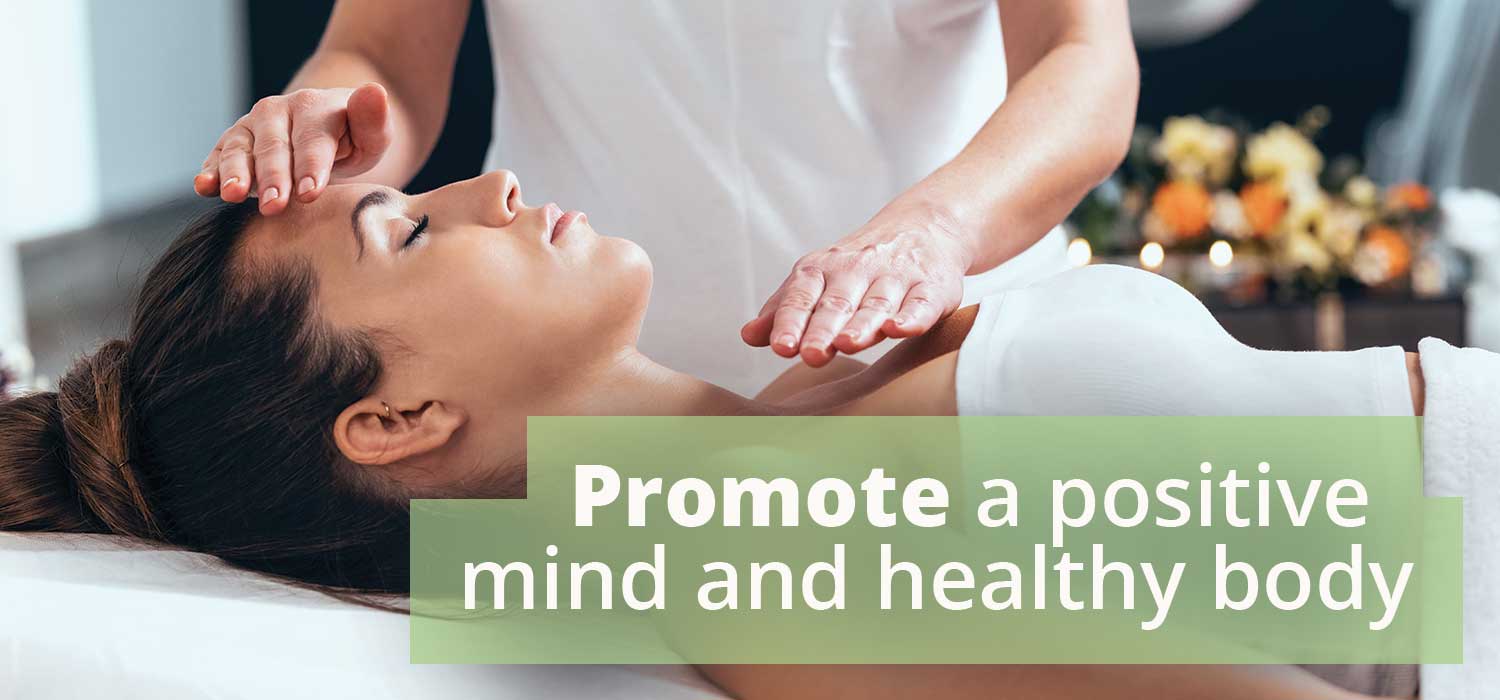Promote a positive mind and healthy body. Our reiki treatments can help.
