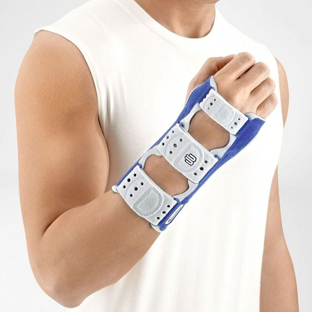 Bauerfeind’s ManuLoc orthopedic bracing solution for the wrist.